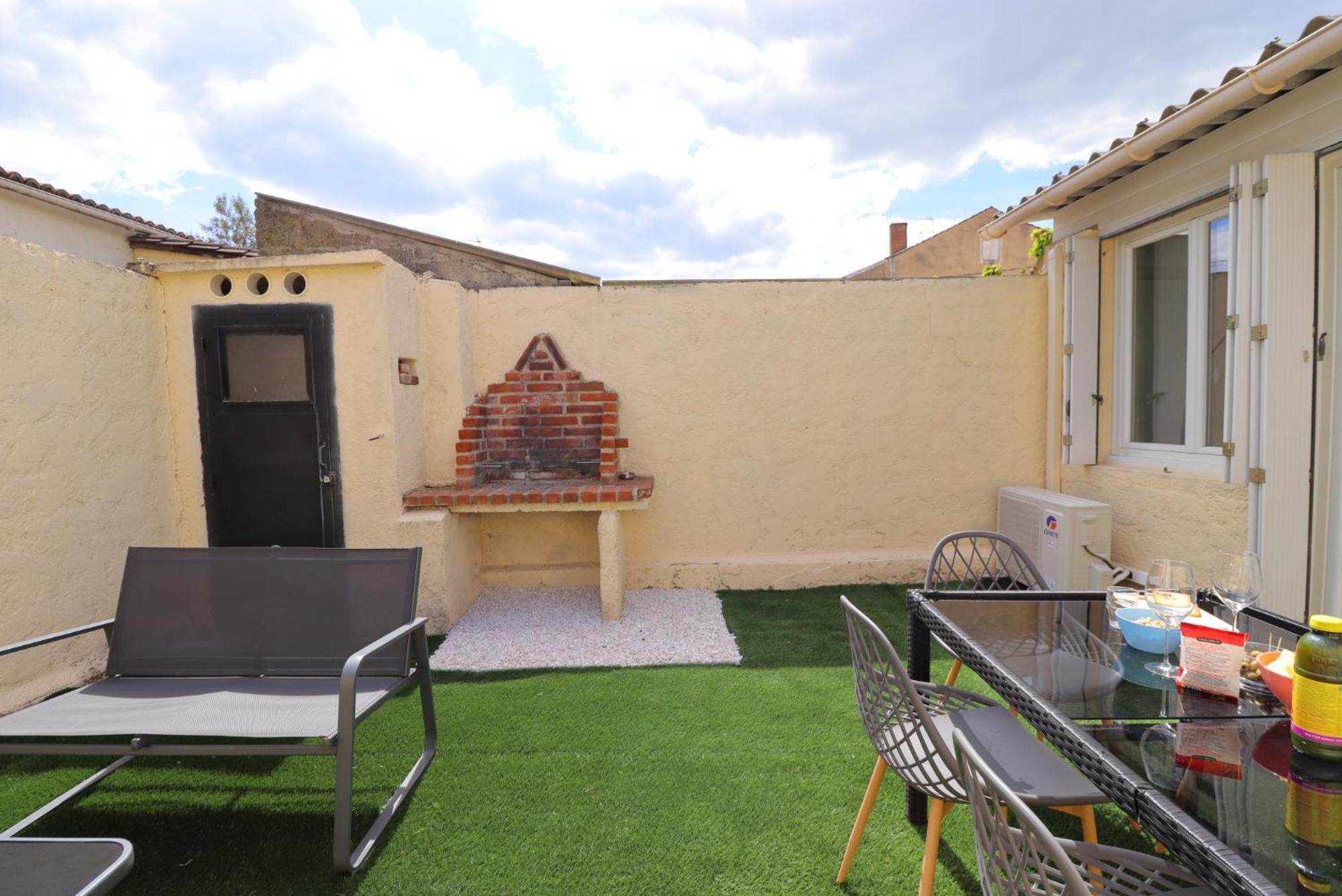 Le Patio - Spacieux T3 Avec Climatisation Et Jardin Privatif Bergerac Ruang foto
