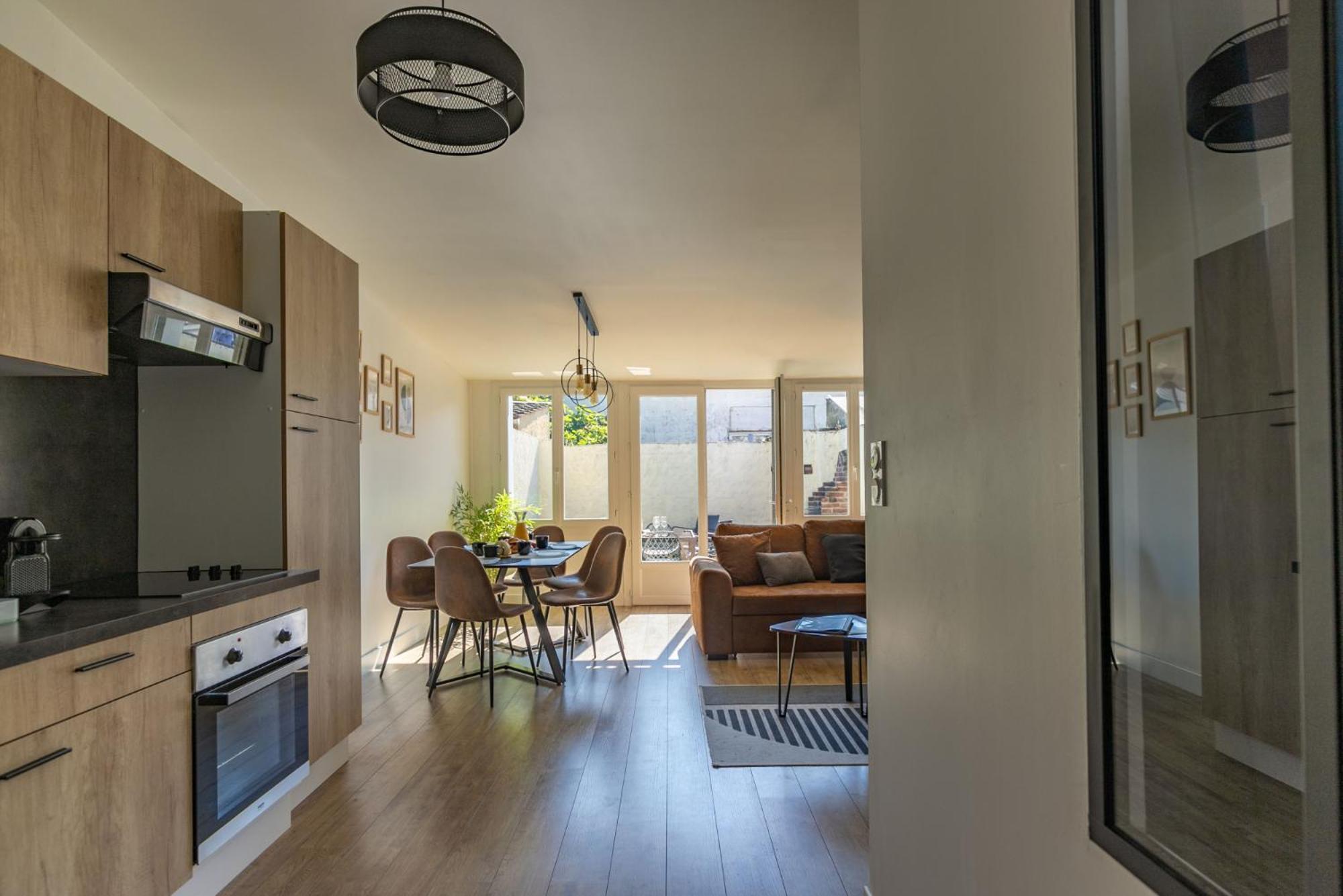 Le Patio - Spacieux T3 Avec Climatisation Et Jardin Privatif Bergerac Bagian luar foto